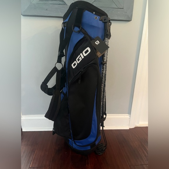 OGIO Games New Ogio Lightweight Stand Golf Bag Blue 7way Divider